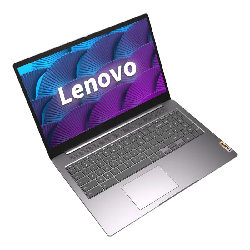 Lenovo 15.6"FHD Chromebook-Intel Quad-Core N4120(> N4020)4GB RAM,320GB Storage,(64GB eMMC+256GB SDCard),Home & Student Laptop,with Privacy camera,Wi-Fi6,HDMI1.4,Chrome OS,Long Battery Life,Artic Grey