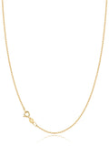 Jewlpire 18K Gold Plated Chain Necklace for Women, 1mm Cable Chain 18K Gold Plated Chain for Women Sturdy & Shiny Women's Chains Necklaces, Necklace Chains 22 Inch