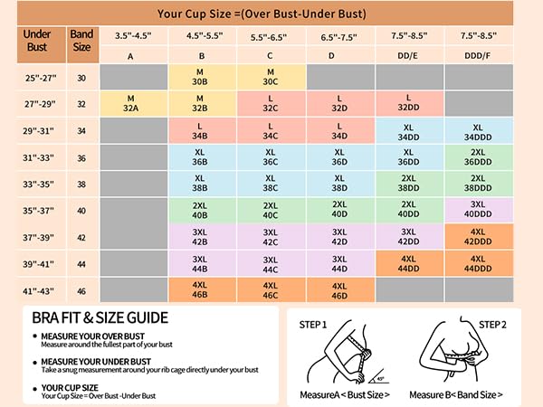 PoseFree Womens Bras No Underwire Full Support Back Fat Smoothing Bralette Wireless Push Up Plus Size Sports Bra (Nude,L)
