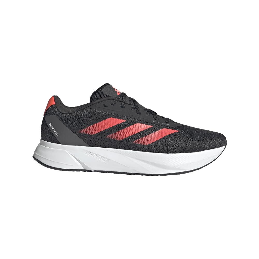 Adidas Men's Duramo SL, Black/Solar Red/Grey, 11