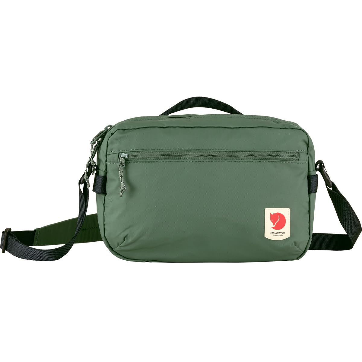 Fjällräven High Coast Crossbody - Water-Resistant Fabric, Compact Storage, Adjustable Strap - Travel, Patina Green, One Size