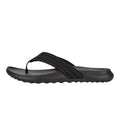 HEYDUDE Men's Myers Flip Classic Black/Black Size 11 | Men's Shoes | Men Slip-on Sandals | Comfortable & Light-Weight