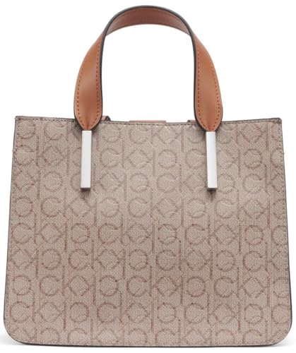 Calvin Klein Audrey Mini Bag Crossbody, Almond/Taupe/Caramel, One Size