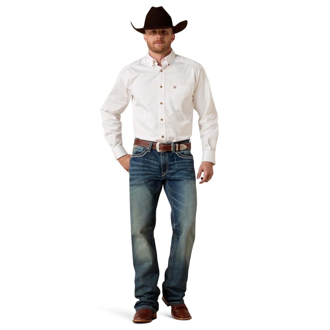ARIAT Men’s M4 Low Rise Coltrane Boot Cut Jean