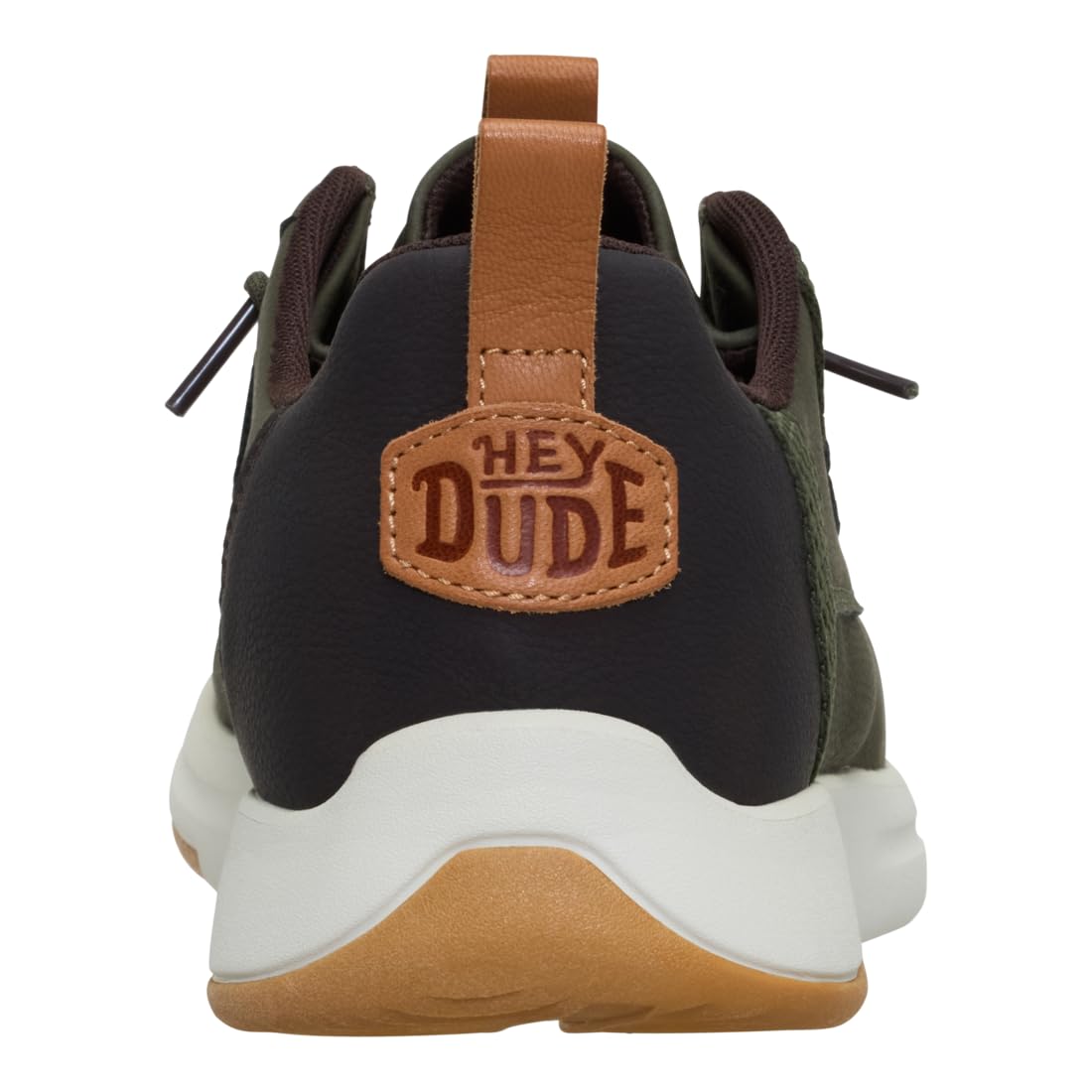 HEYDUDE Men’s Wally Drift Classic | Deep Green/Silver Birch Size 11 | Slip On Shoes for Men | Lightweight Loafers | Easy On System | Cushioned Insole