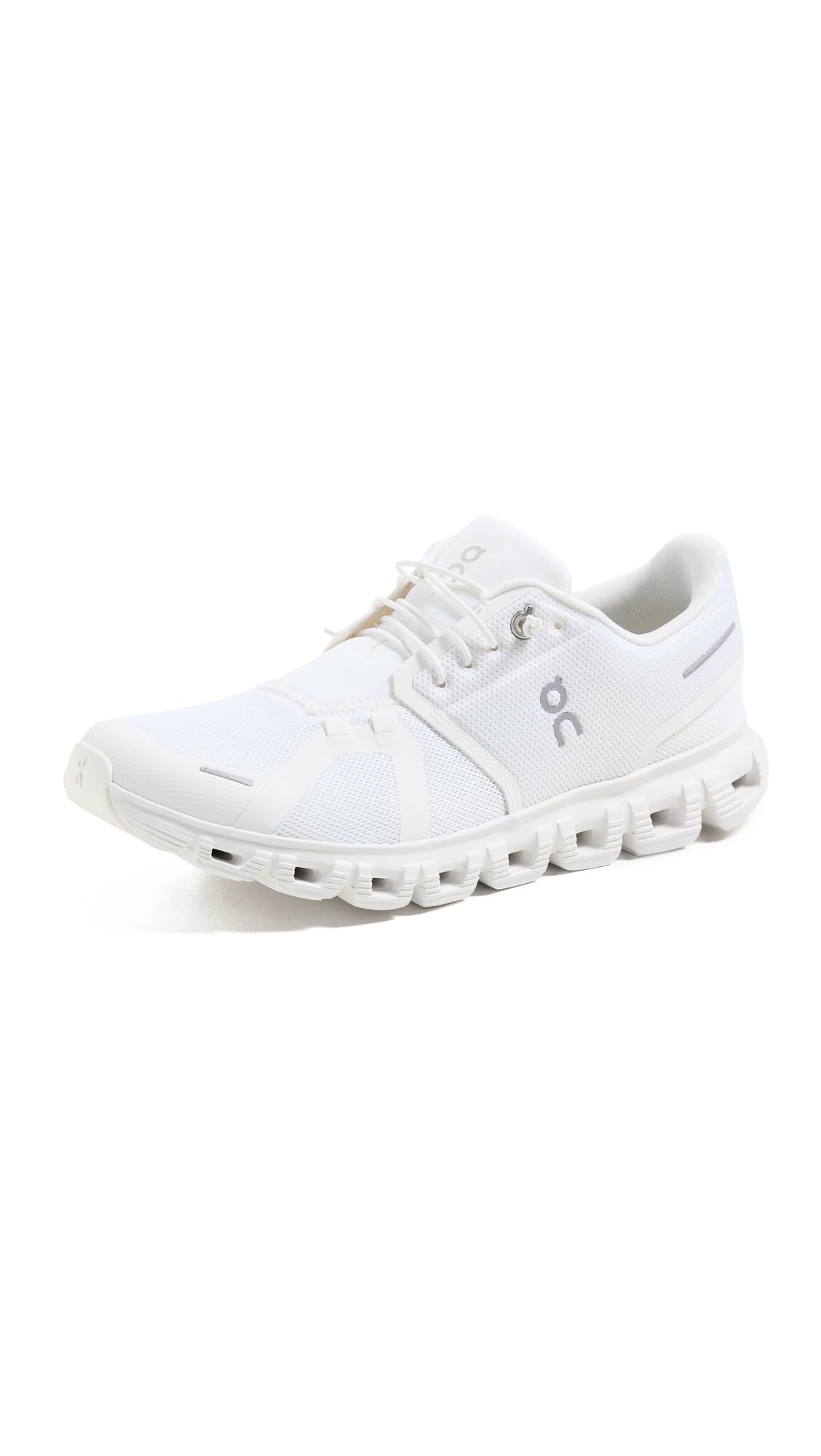 On Women's Cloud 6 Sneakers, White, 7 Medium US