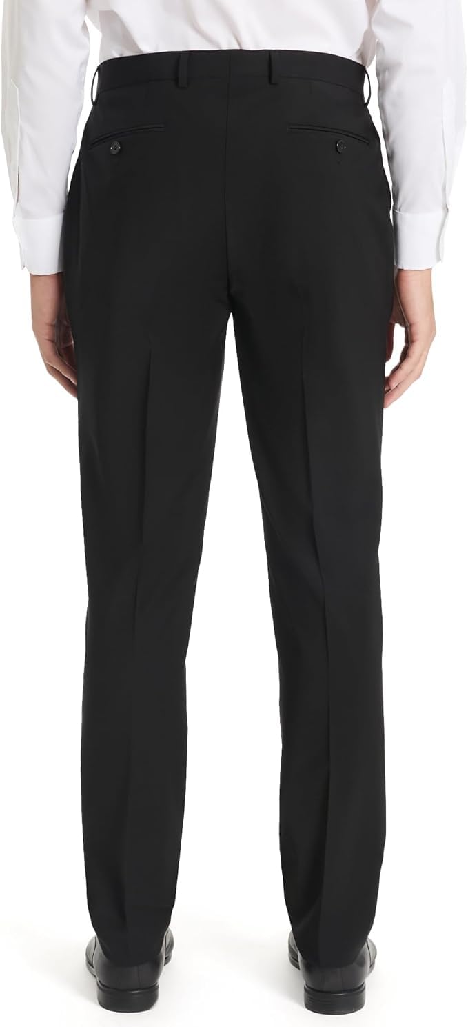 Calvin Klein Slim Fit Suit Separate Pants, Black, 3W x 32L