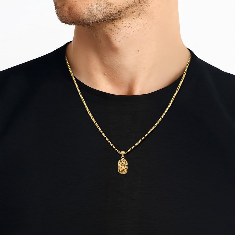 IceCarats 14K Solid Yellow Gold Chunky Nugget Necklace Chain Pendant Charm Only