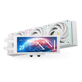 Thermalright Trofeo Vision 360 ARGB White CPU Liqud Cooler,6.86-inch Magnetic IPS LCD Screen with 2400x1080 Resolution,Free to DIY a Variety of Themes,Liquid CPU Cooler for AM4/AM5,Intel lga1700/1851