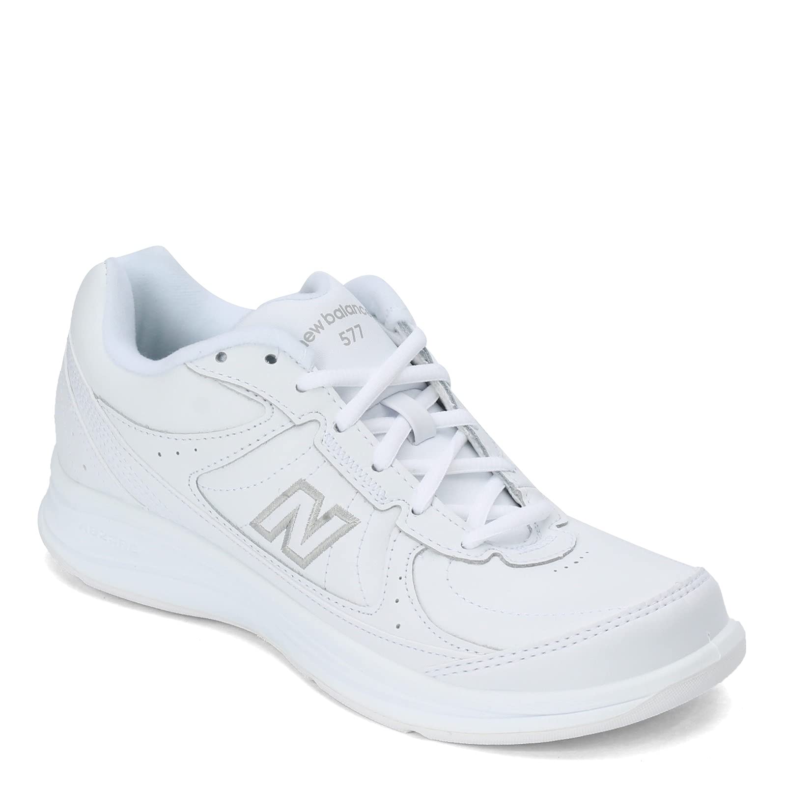 New Balance Women's 577 V1 Lace-up Shoe, White, 8.5 Wide
