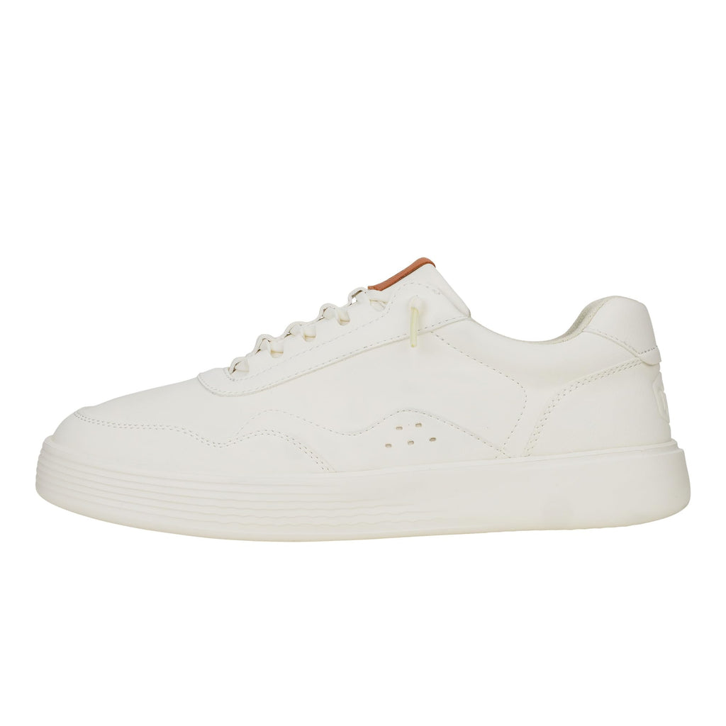 HEYDUDE Hudson Classic White Size 11, Men's Shoes, Men's Casual Sneakers, Comfortable & Light Weight
