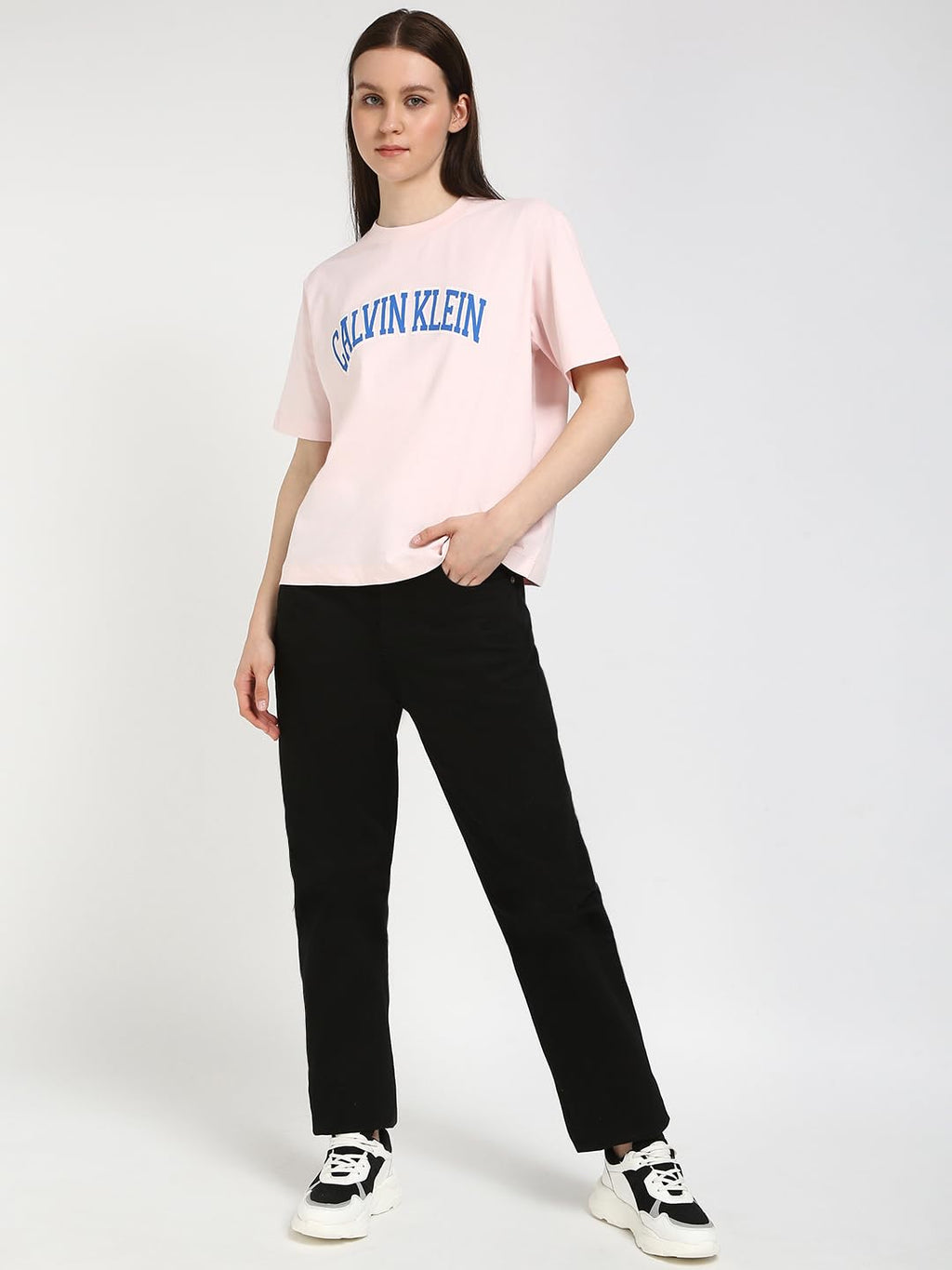 Calvin Klein Women's Boxy Varsity T-Shirt