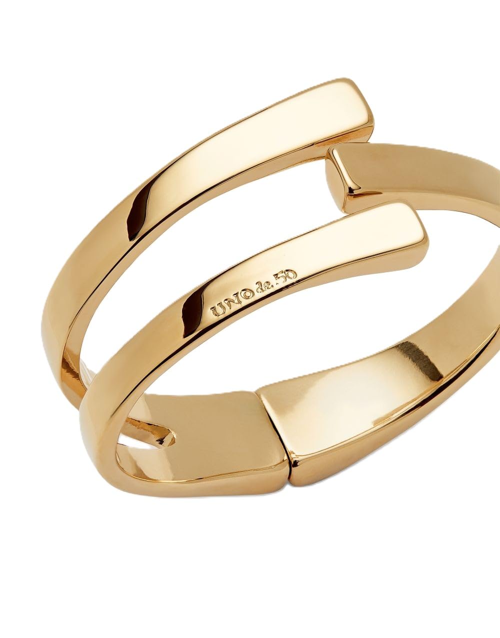 Uno de 50 Statement Bracelet, SER ORIGINAL Collection, Rigid Design, 18K Gold-Plated, Medium