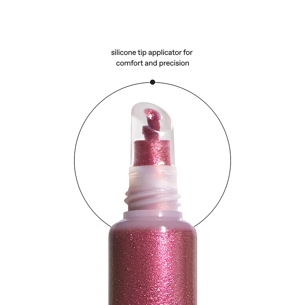 r.e.m. beauty by Ariana Grande Wicked: For Good | Poppy Plumping Lip Gloss | Pretty as a Poppy | Instant Plumping Effect for Hydrated, Softer and Smoother Lips | Silky, Non-Sticky Feel | 0.34 Fl Oz