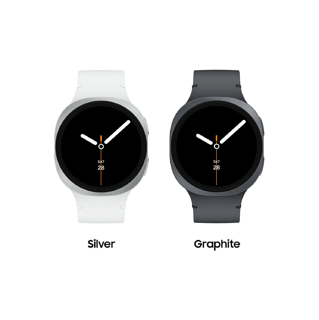 Samsung Galaxy Watch 8 (2025) 44mm Bluetooth Smartwatch, Cushion Design, Fitness Tracker, Sleep Coaching, Running Coach, Energy Score, Heart Rate Tracking, Silver [US Version, 2 Yr Warranty]