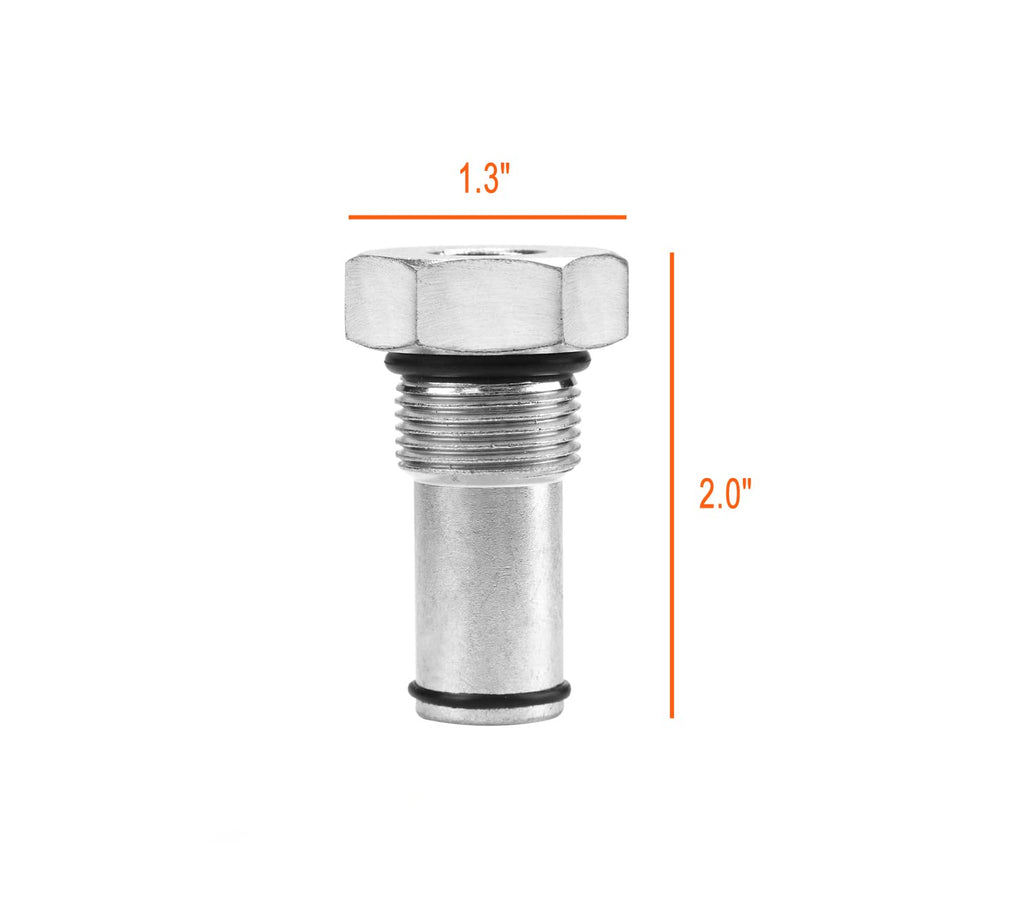 IVARKEY Oil Rail Adapters Leak Test Kit & IPR Valve Air Test Fitting Tool High Pressure Oil Pump Compatible with Ford 6.0L Powerstroke Diesel Engine (Fuel Rail)