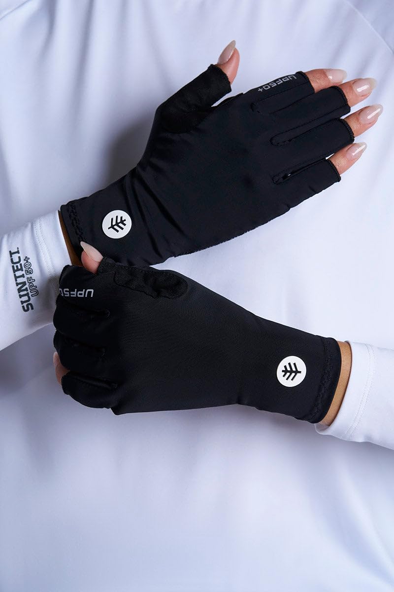 Coolibar Multi-Sport Gloves - UPF 50+ Sun Protection - MaxShield in Black