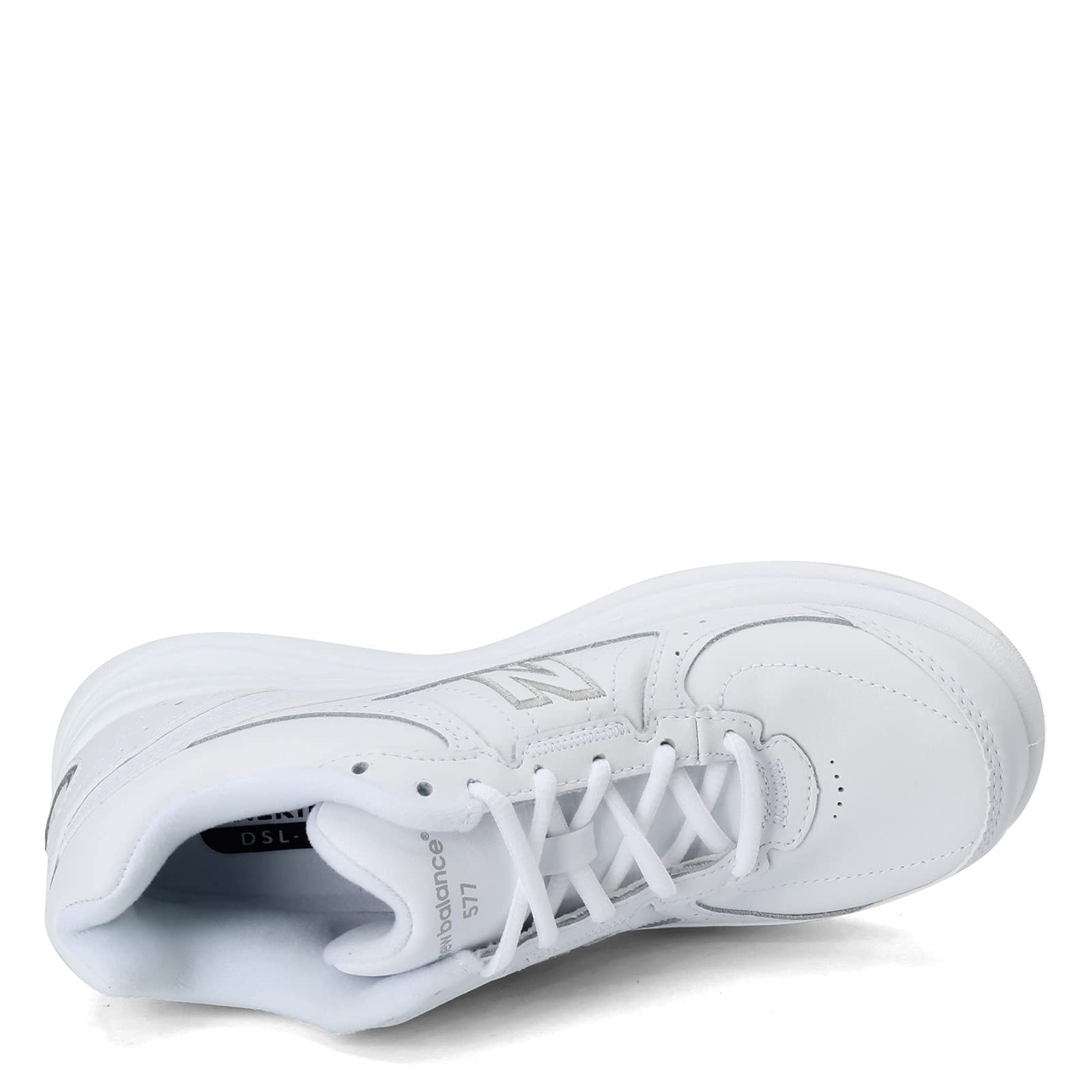 New Balance Women's 577 V1 Lace-up Shoe, White, 8.5 Wide