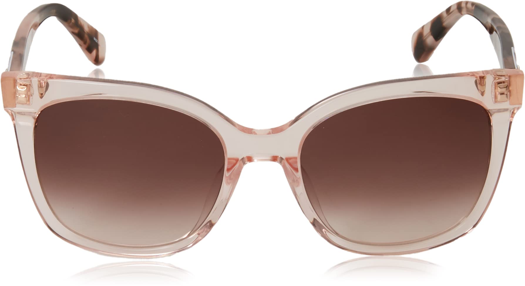 Kate Spade New York Kiya Sunglasses, Women's Trendy Rx-Able Square Sunglasses with 100% UV Protection Coating & Branded Travel Case