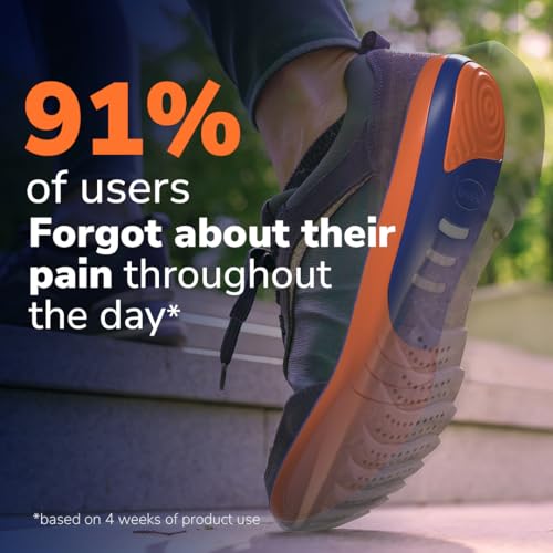 Dr. Scholl’s Advanced Pain Relief Insoles for Men Women, Heavy Duty Orthotics Inserts for Work Shoes & Boots, Plantar Fasciitis & Arch Support, Flat Feet, Shock-Absorbing, Supports up to 340 lbs