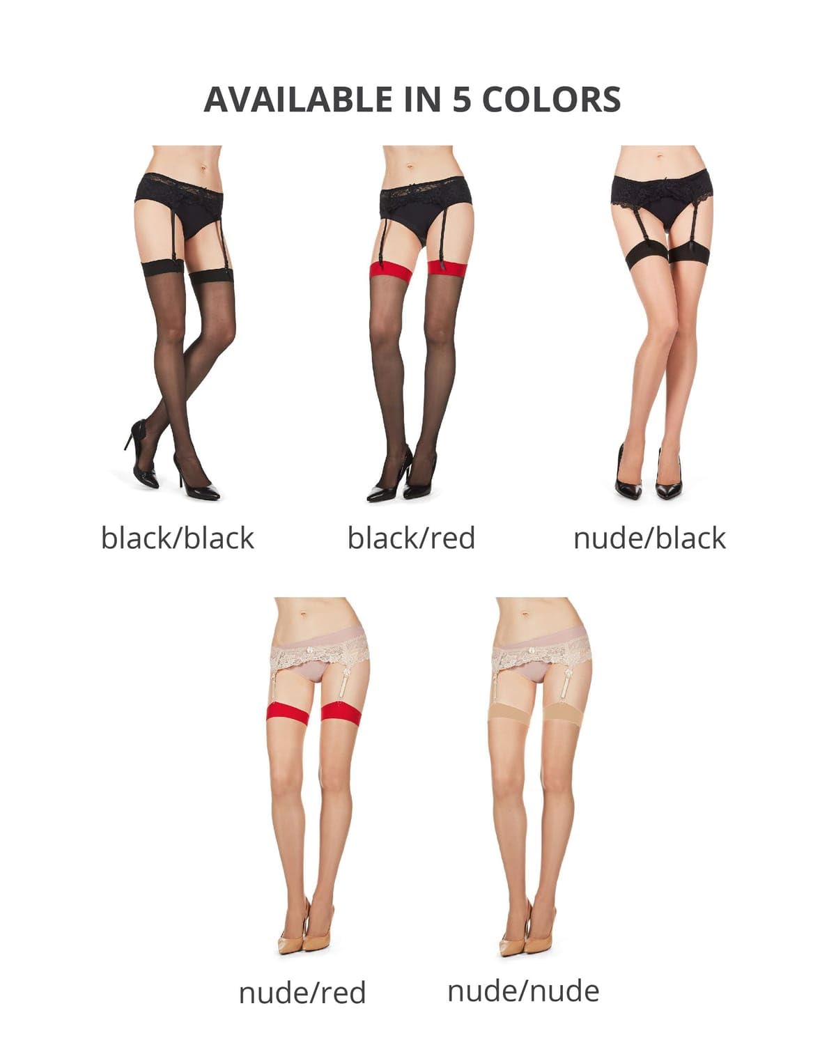 MeMoi Plus Backseam Thigh High Stockings for Women, Comfortable Sheer Thigh High Stockings - Sizes Small - Q2