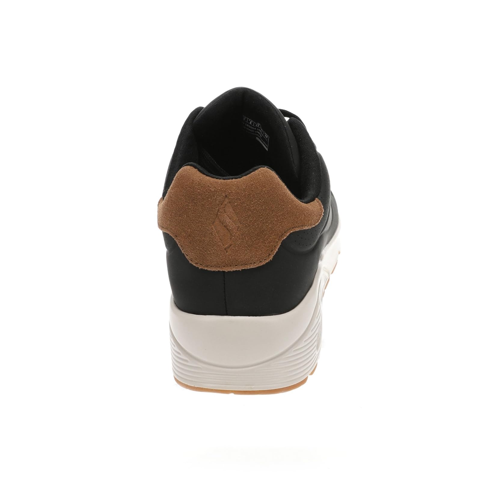 Skechers Men's UNO-Suited ON AIR Sneaker, Black, 6.5