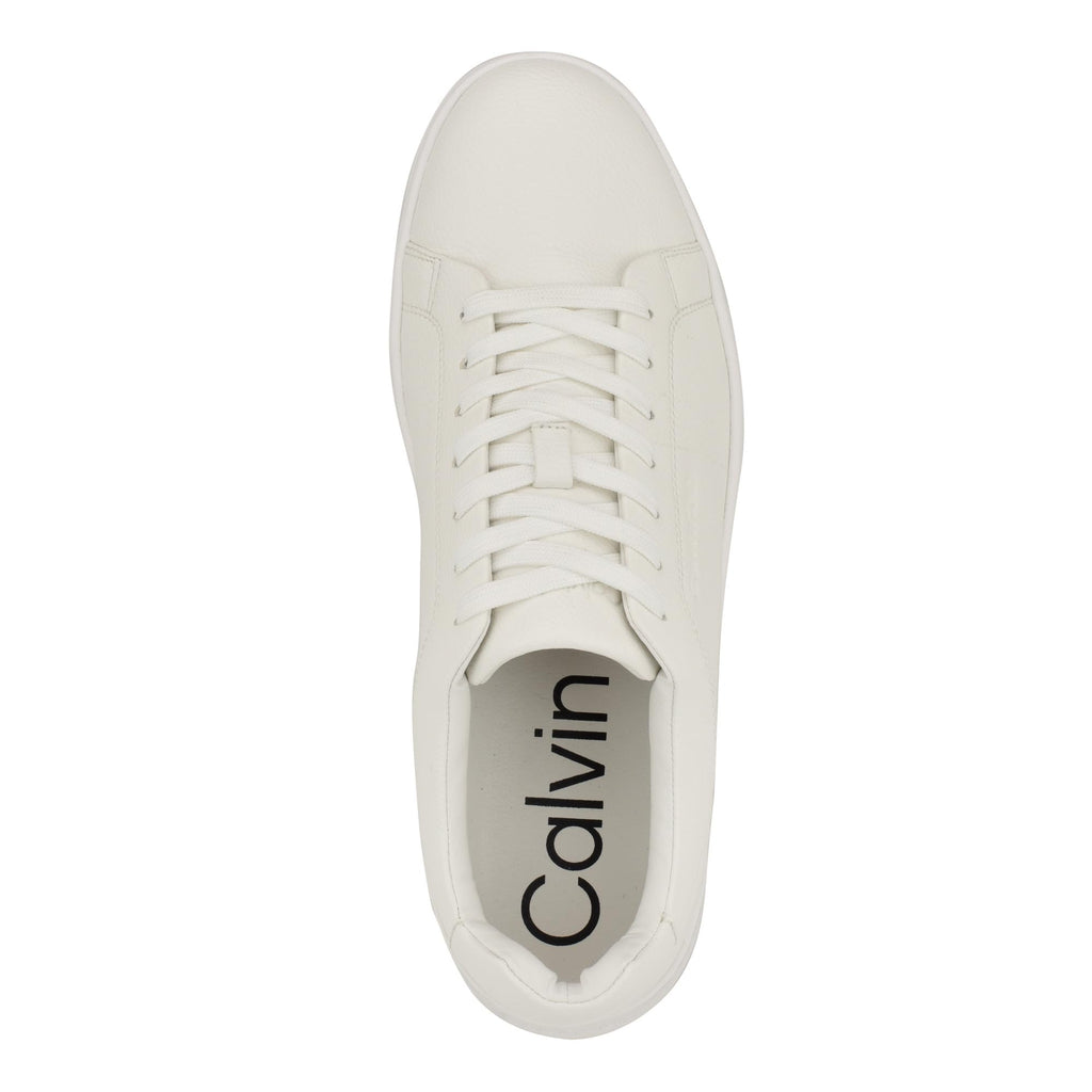 Calvin Klein Men's Falconi Sneaker, White, 9