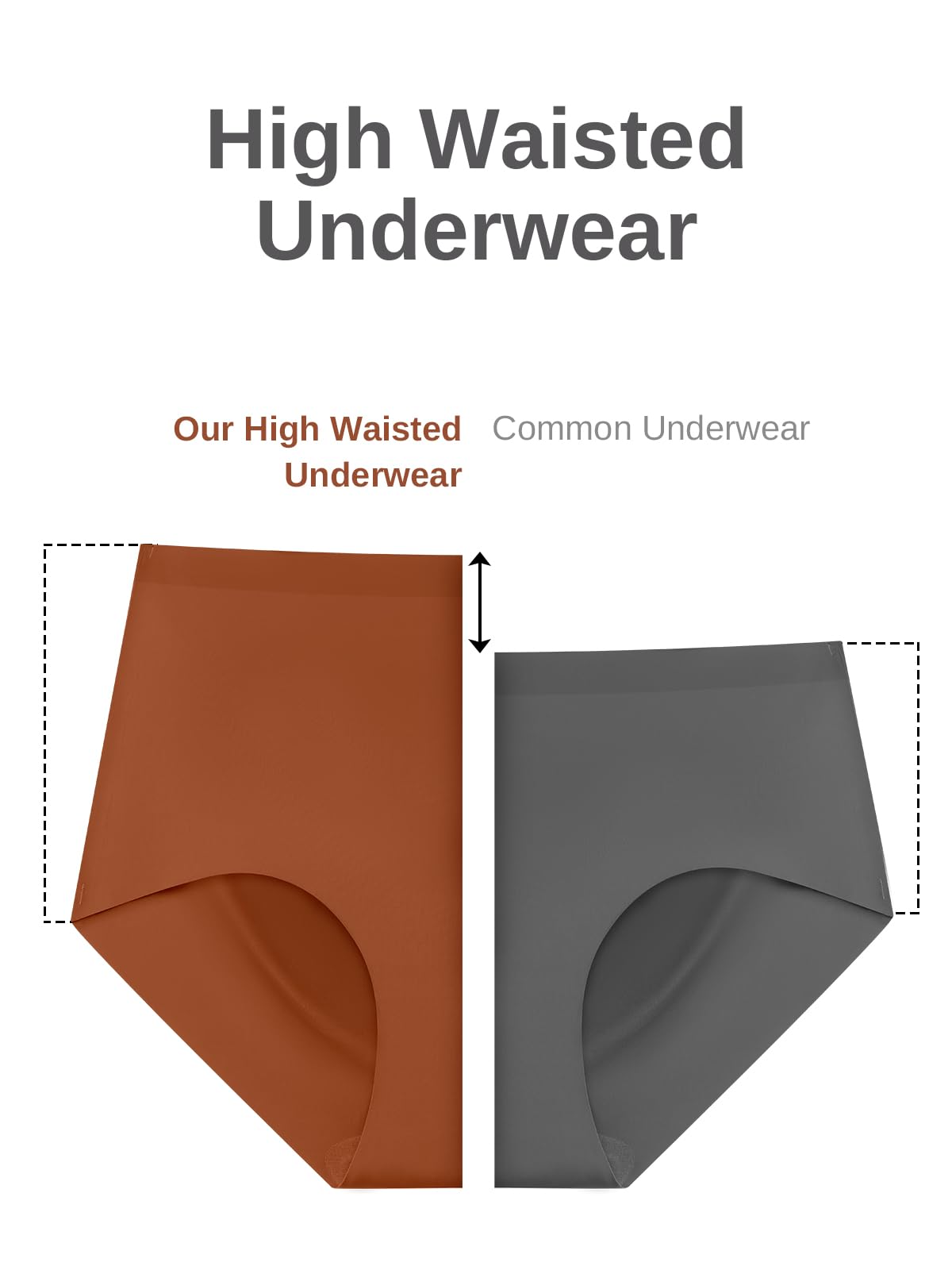 Cuweni Womens Underwear Seamless High Waisted Briefs Silky Stretch No Show Breathable Full Coverage Ladies Panties 6 Pack (US, Alpha, X-Large, Regular, Regular, 6 color packs)