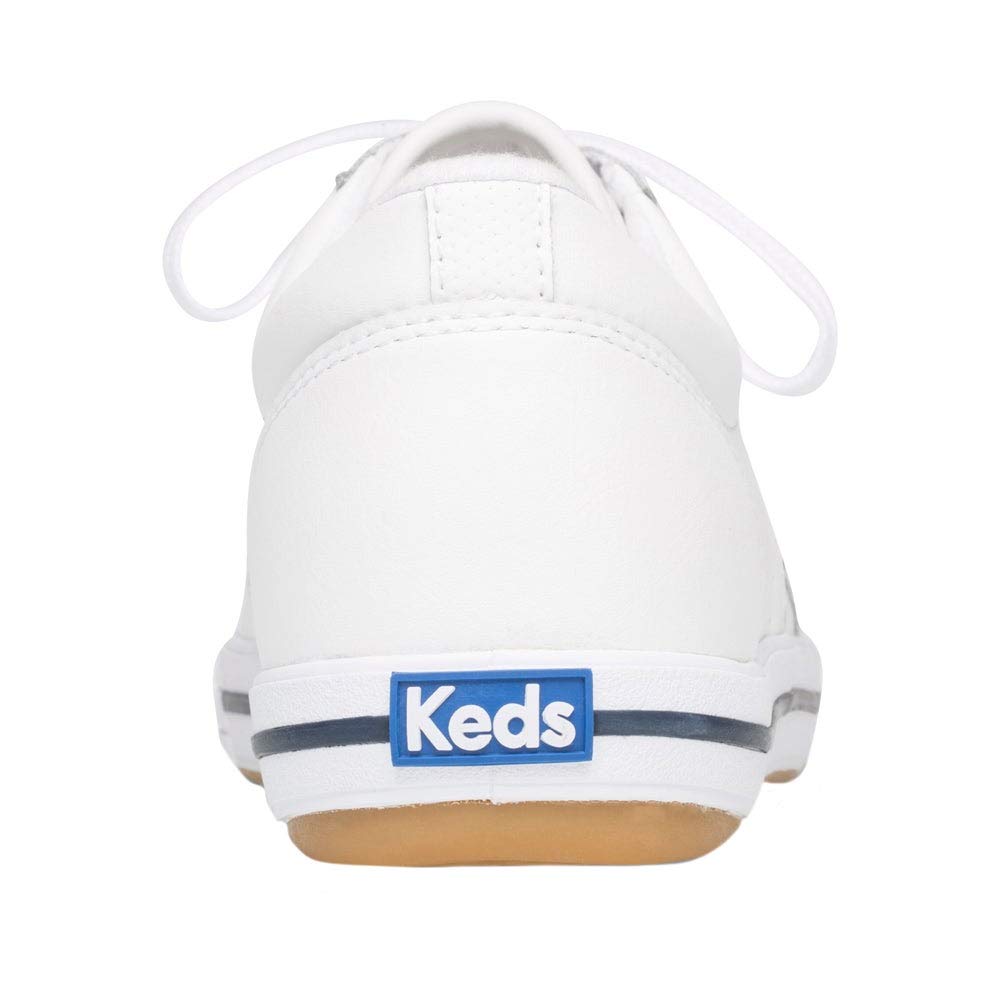 Keds Courty Core Lace Up, Sneaker Womens, White Leather, 9 Medium