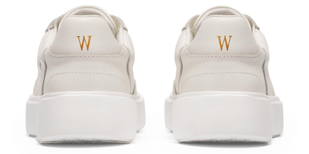 Journey West Super Light Weight Platform Genuine Leather Classic Lace-up Daily Loafer Sneakers for Women