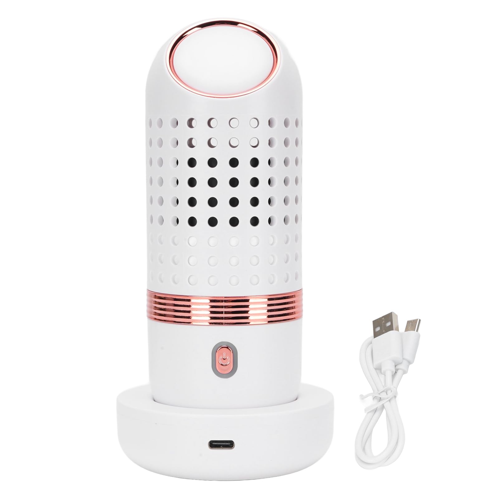 Fruit and Vegetable Cleaning Machine Rechargeable Food Fruit Cleaner, IPX7 High Efficiency Automatic Food Purifier with Charging Base for Tableware Meat Fruits Vegetables Rice