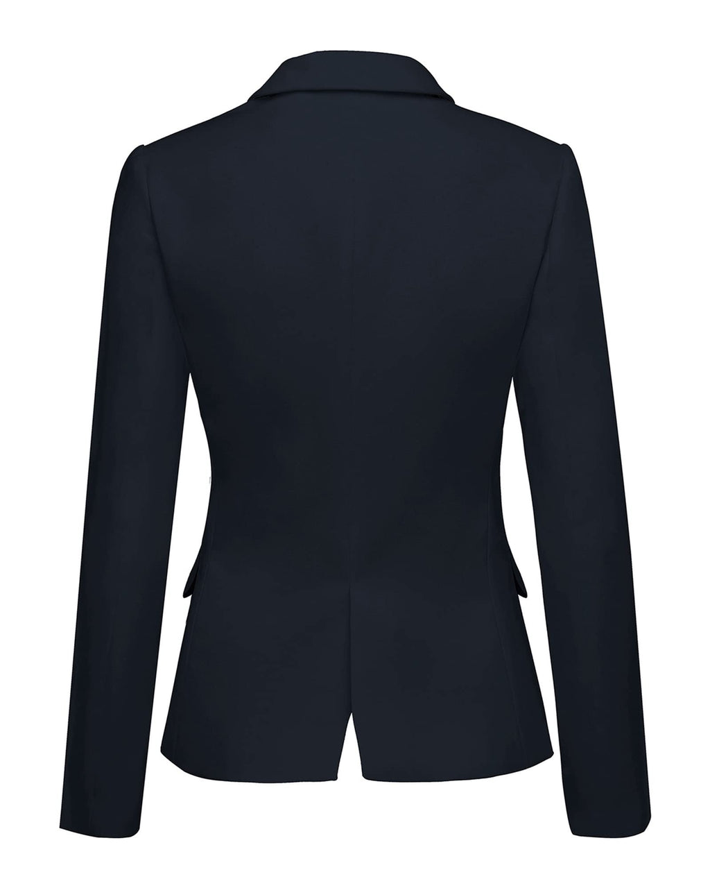 LookbookStore Blazer Jackets for Women Casual Blazers for Women Fashion 2026 Navy Blue Jacket Suit Notched Lapel Work Office Blazer Jacket 2026 Office Clothes Size Medium Size 8 10