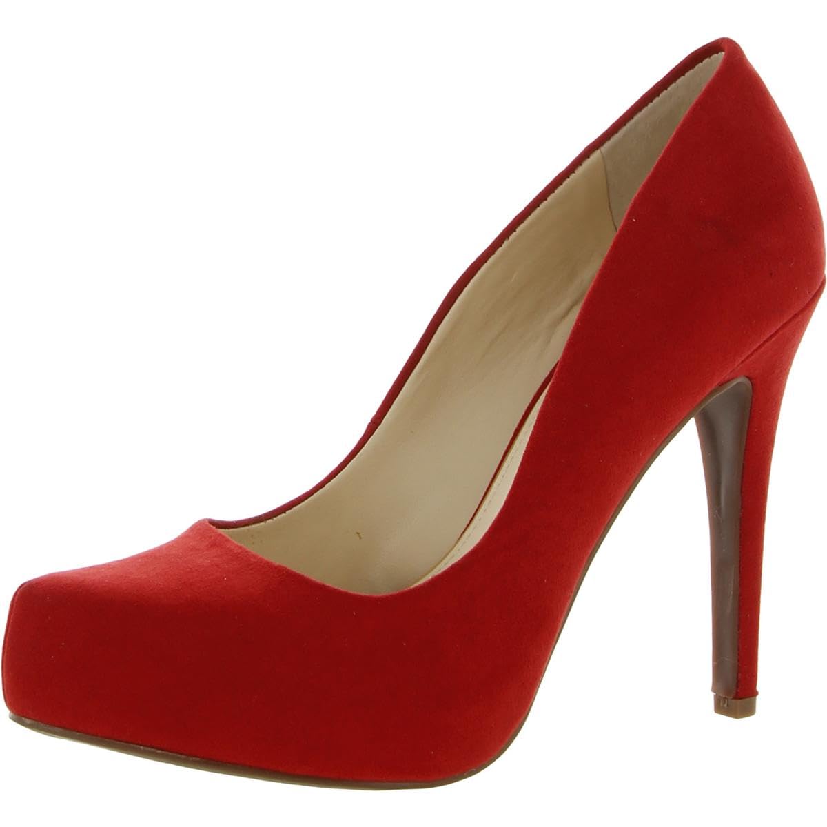 Jessica Simpson Women's Parisah Pump, Red Mousse, 5.5
