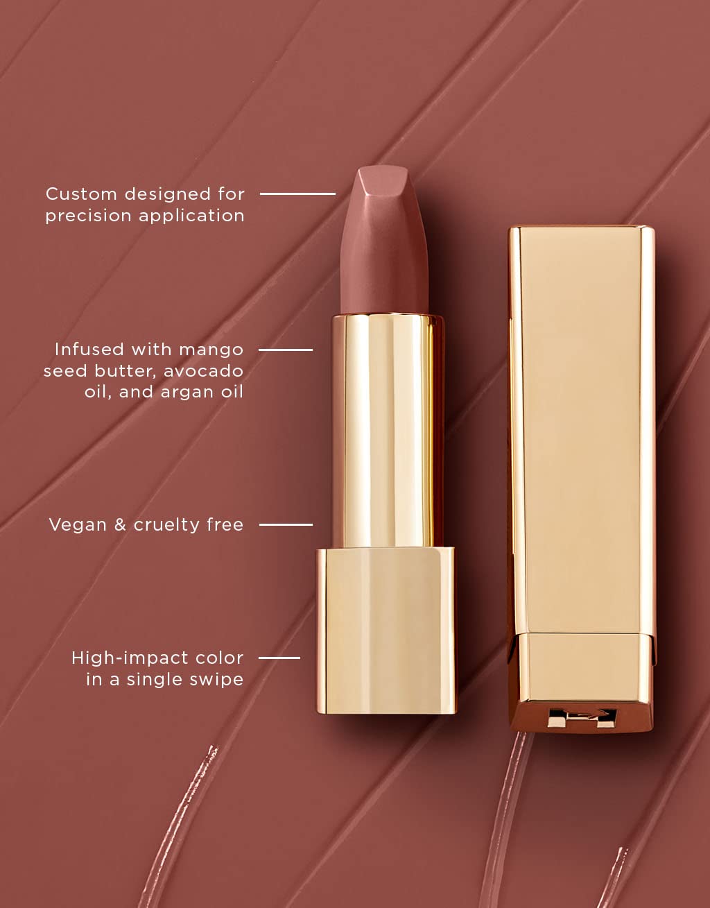 Hourglass Unlocked Satin Crème Lipstick - Alpine 304