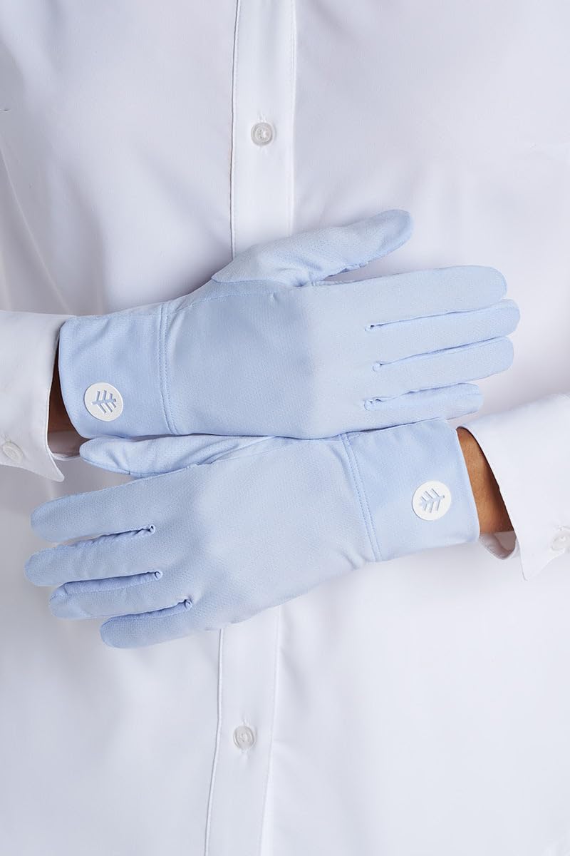 Coolibar Convertible Fingertip UV Sun Gloves - UPF 50+ Sun Protection - Fuji in Periwinkle Purple