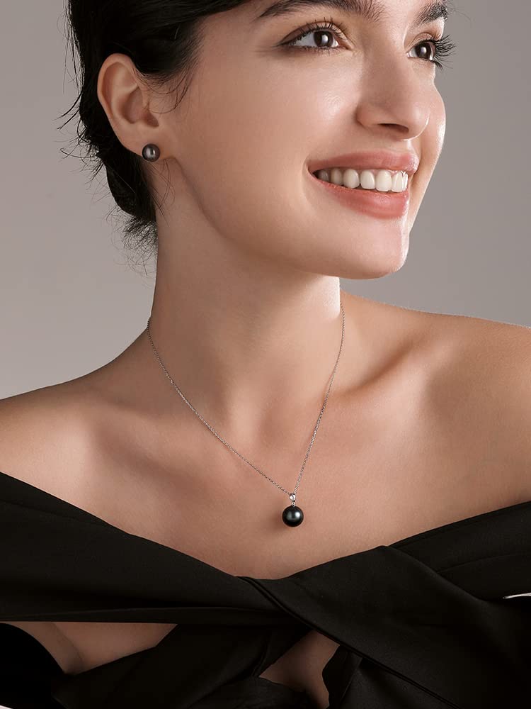 NONNYL Birthday Gifts Women Wife-Mothers Day Gifts for Mom-Gifts Anniversary Fine Jewelry, Tahitian Pearl Necklaces, Christmas Day Valentine's Day Gifts for Her