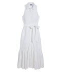 vineyard vines Vanessa Eyelet Shirtdress, White, 2