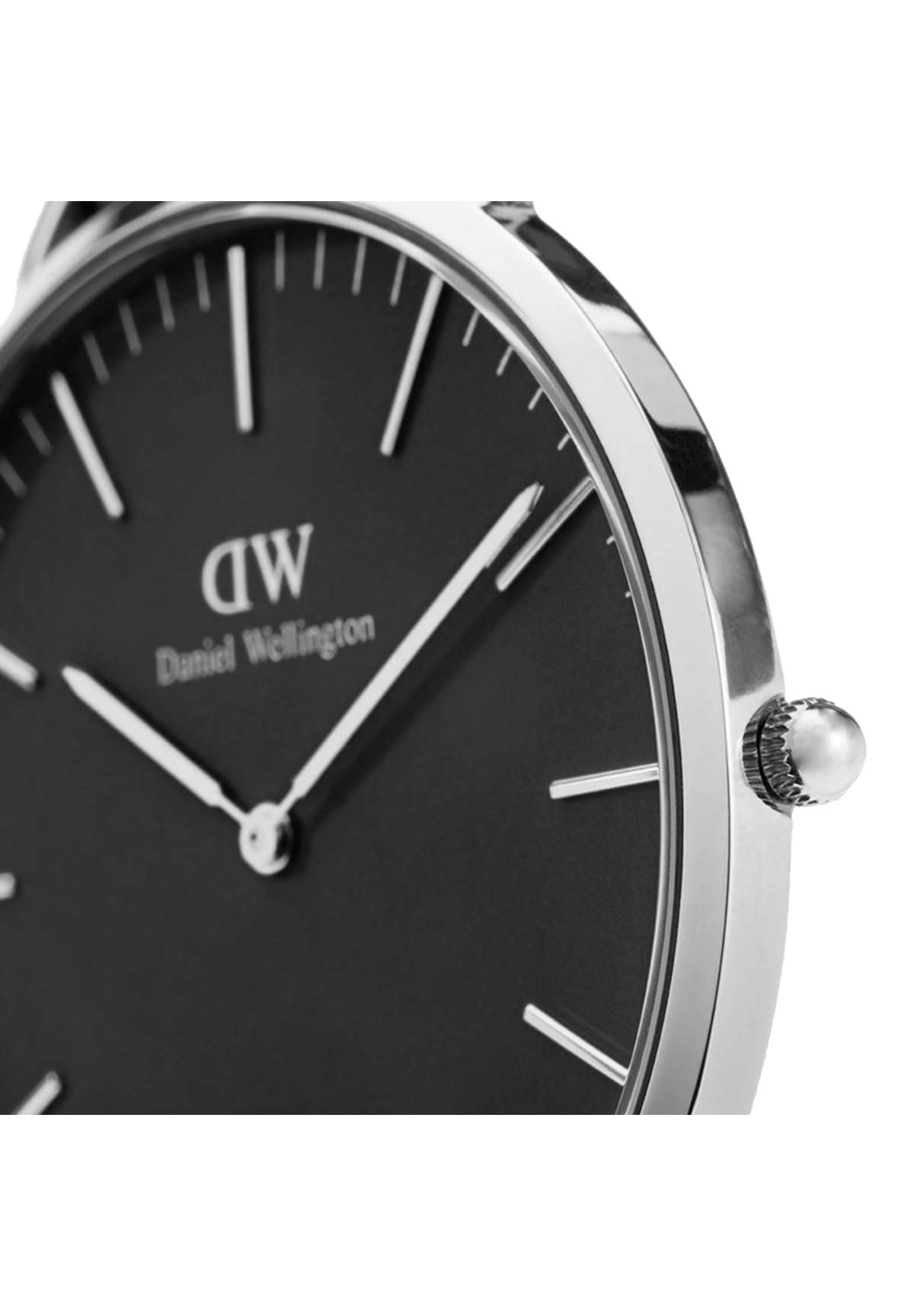 Daniel Wellington Classic Sheffield 36mm Unisex Watch, Japanese Quartz Movement Classic Leather Silver Watches for Men and Women