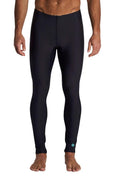 Men's Swim Tights - UPF 50+ Sun Protection - Deep Water in Black