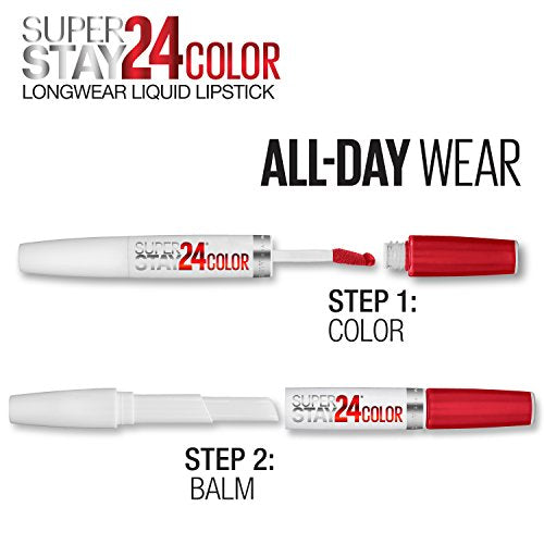 Maybelline New York SuperStay 24, 2-Step Liquid Lipstick K0868200 090 TIMELESS ROSE 0.78 Ounce (Pack of 1)