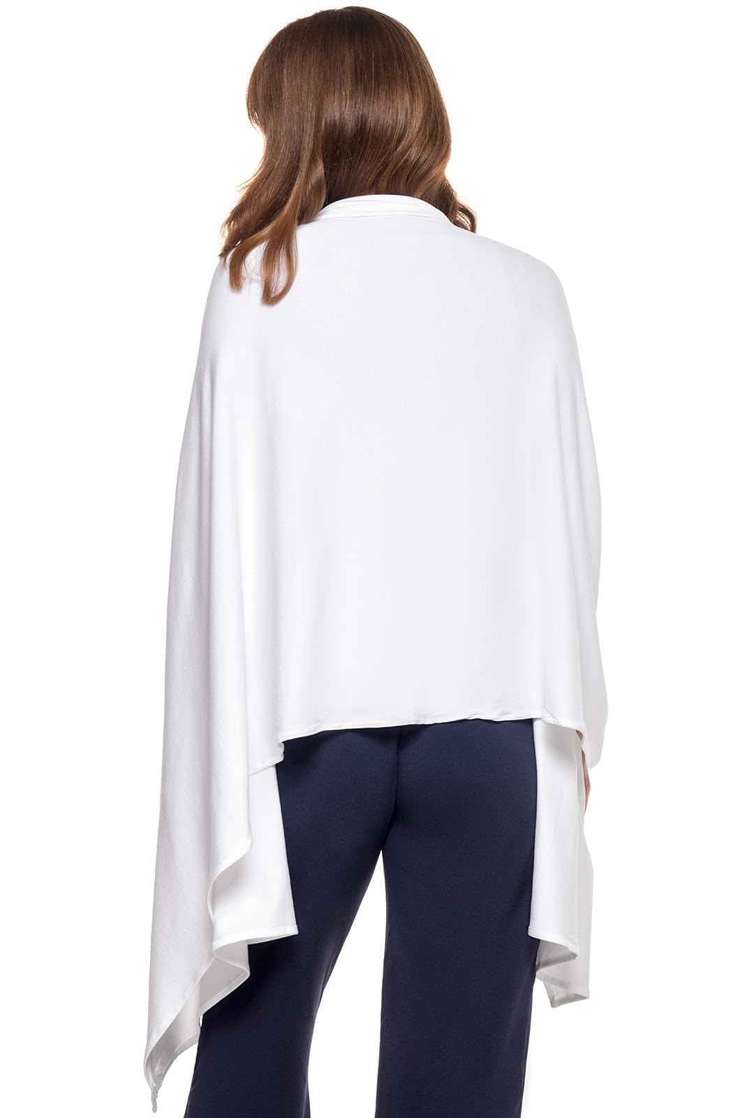 Coolibar Beach Shawl - UPF 50+ Sun Protection - Sanibel in White