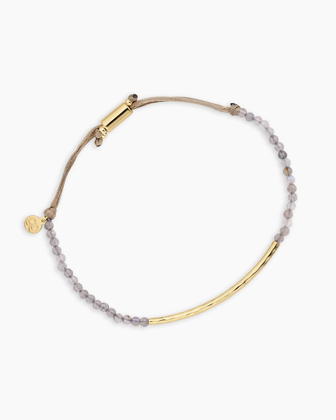 gorjana Women's Power Beaded Gemstone Bracelet for Balance, 18k Gold Plated