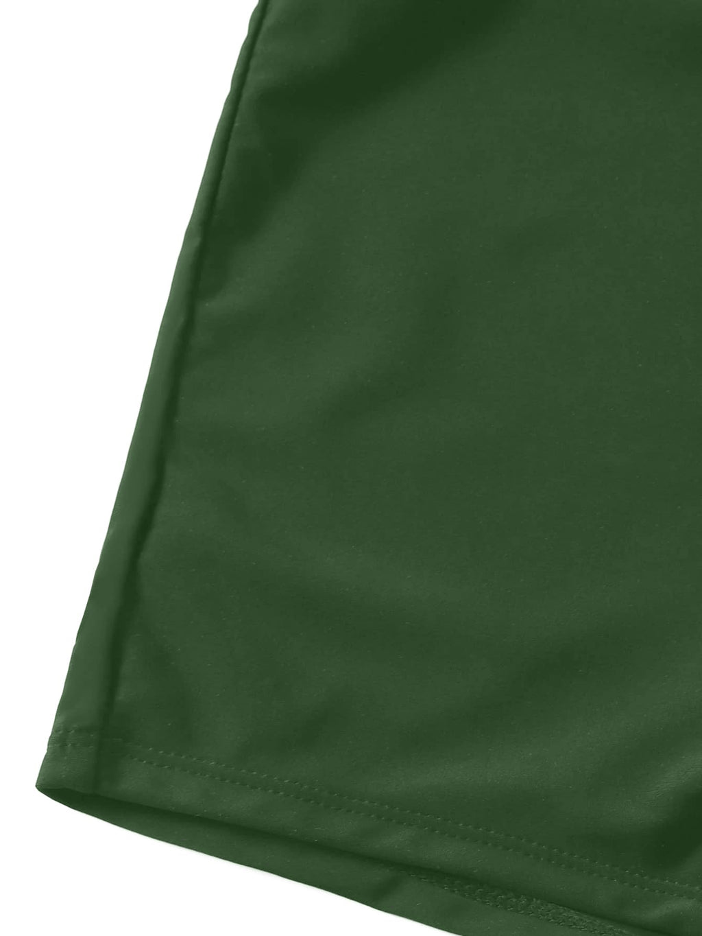 Lilosy High Waisted Tummy Control Drawstring Bikini Set String Swimsuit Cami Top and Tie Side Shorts 2 Piece Women Bathing Suit Army Green Small