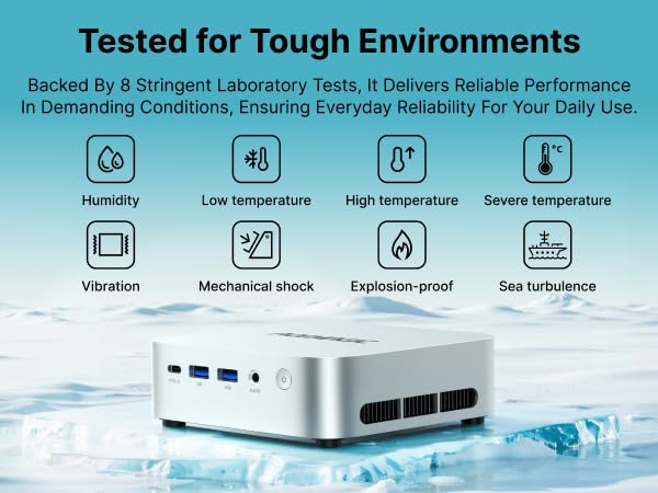 ACEMAGIC K1 Mini PC, AMD Ryzen 4300U 28W Processor, 16GB DDR4 RAM 256GB M.2 SSD (Beat 3300U/N150/N97) Mini Computers 11 Pro, HDMI+DP1.4 Dual 4K UHD, Gigabit Ethernet Mini Desktop PC
