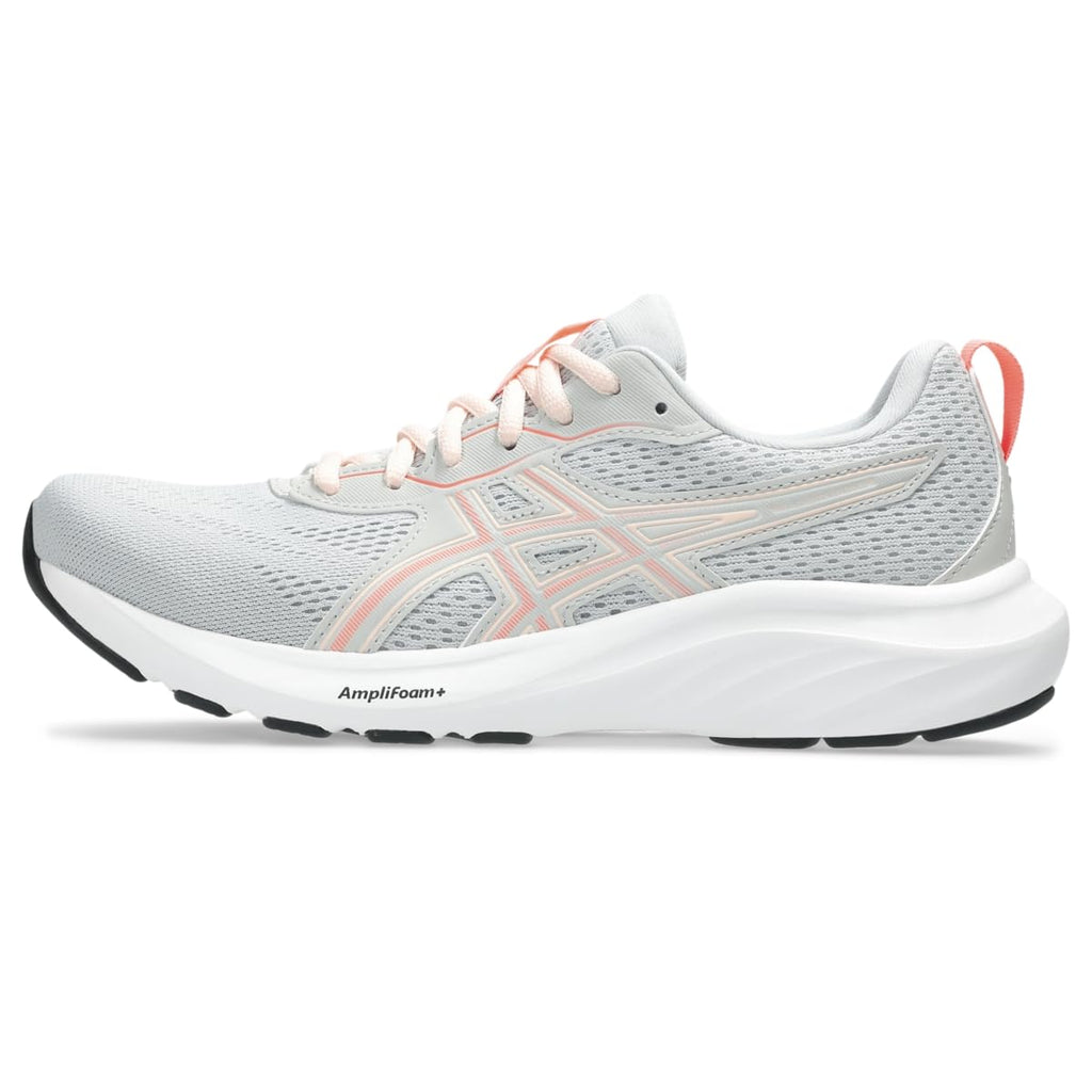 ASICS Women's Gel-Contend 9 Running Shoes, 8, Glacier Grey/Pearl Pink