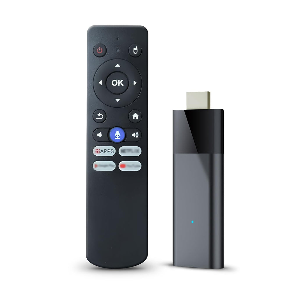BL Android TV Stick 4K, 2025 Android TV Stick 10.0 2GB RAM 16GB ROM, H313 CPU Supports 2.4G/5G Wi-Fi Bluetooth 5.0 USB HDR10 with Bluetooth Voice Remote Control