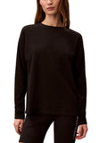 Calvin Klein Women's Performance Classic Fit Crewneck Long Sleeve Tee Black