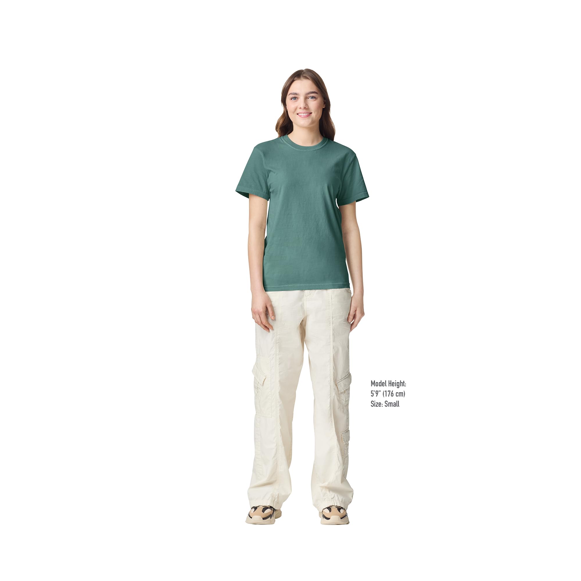 Comfort Colors Adult Heavyweight Short Sleeve Tee, Style G1717/G1745, Blue Spruce (2-Pack), X-Large