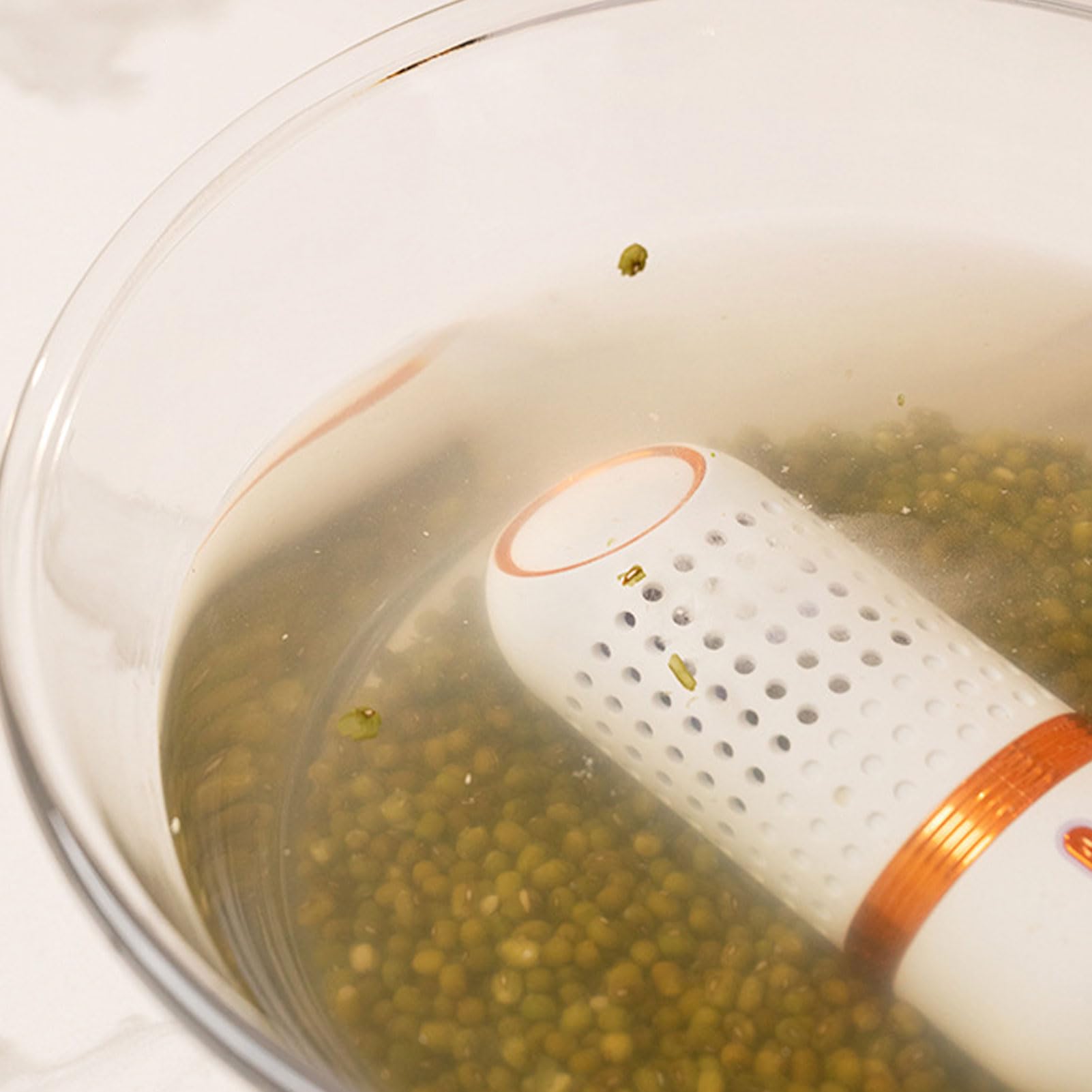 Fruit and Vegetable Cleaning Machine Rechargeable Food Fruit Cleaner, IPX7 High Efficiency Automatic Food Purifier with Charging Base for Tableware Meat Fruits Vegetables Rice
