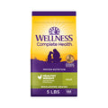 Wellness Complete Health Dry Dog Food, Wholesome Grains, Natural, Healthy Weight Chicken & Peas Recipe, (5-Pound Bag)